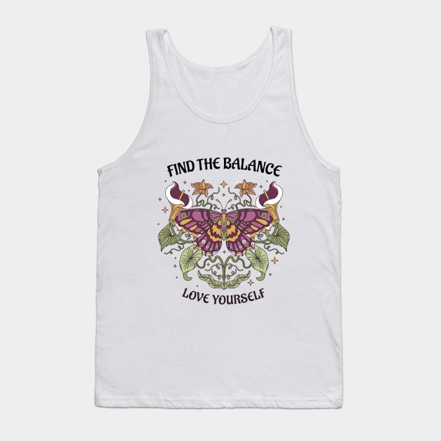 Find the balance love yourself Tank Top by madihaagill@gmail.com